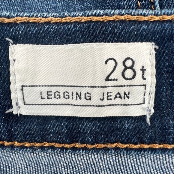 GAP 1969 Skinny Distressed Rough Hem Legging Jeans Size 28 Tall Women's - Picture 4 of 6